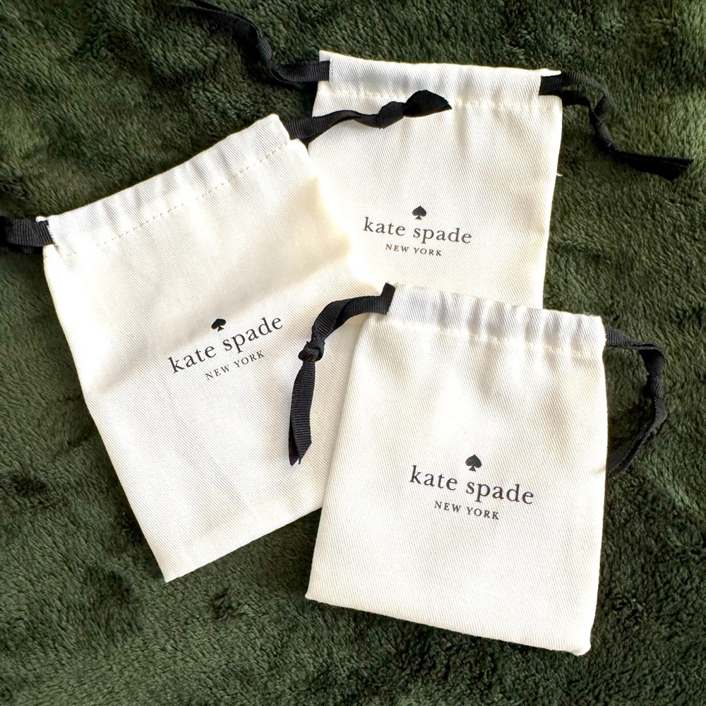 Kate Spade Jewelry dust bag set